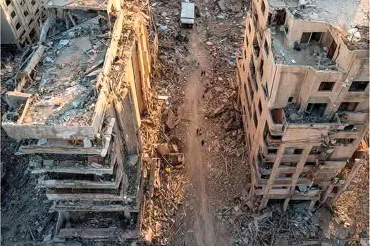 ویرانی ساختمان‌های مسکونی تل آویو با حمله ایران