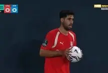 پیروزی اسپارتاک با پرتاب اوت شگفت‌انگیز نادر محمدی