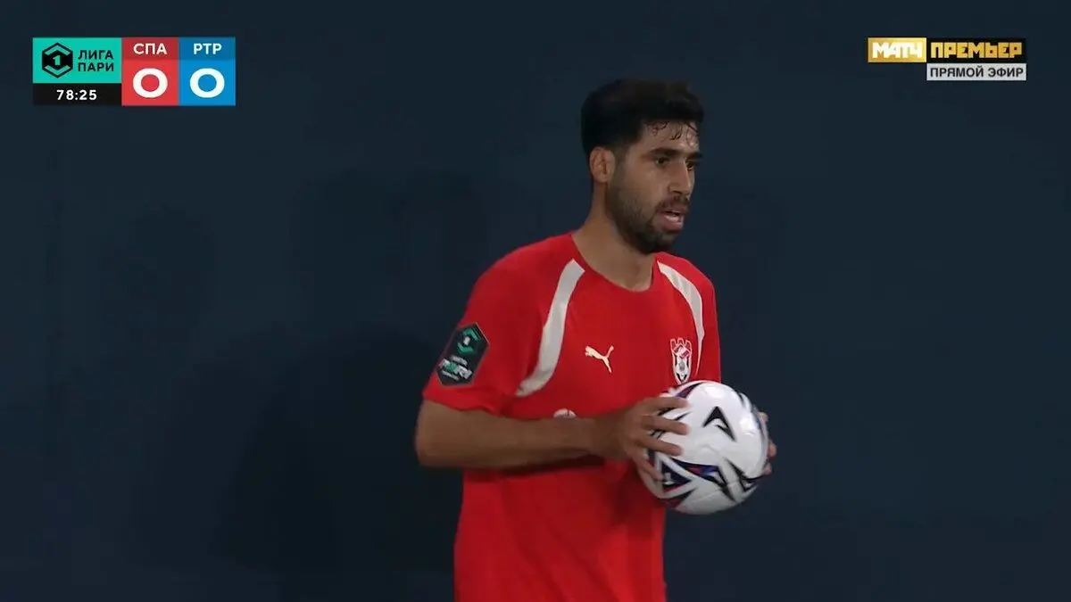 پیروزی اسپارتاک با پرتاب اوت شگفت‌انگیز نادر محمدی