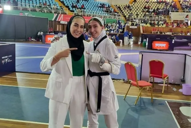 مبینا نعمت‌زاده قهرمان جهان شد / درخشش ستاره تکواندو در کنیا