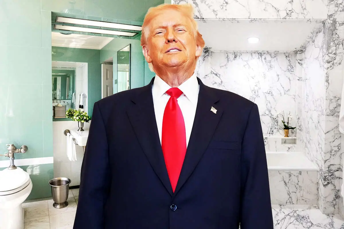 تصاویر؛ بازسازی «حمام لینکلن» کاخ سفید به دستور ترامپ