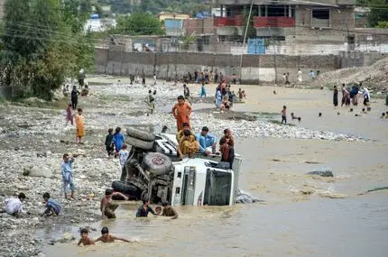 مصائب بارندگی شدید در بدخشان افغانستان