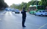 تصادف هولناک یک خودرو با پلیس‌های موتورسوار در تاشکند