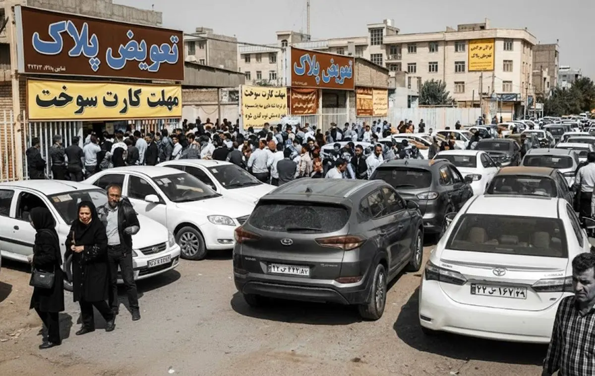 شوک بنزین ۵۰۰۰ تومانی به مراکز تعویض پلاک؛ سهمیه بنزین خودروهای کارکرده قطع می‌شود؟