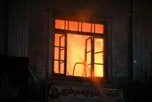تصاویر؛ آتش‌سوزی در میدان شهرداری گرگان