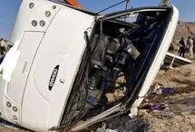 واژگونی خودروی حامل زائران اربعین در محور کربلا