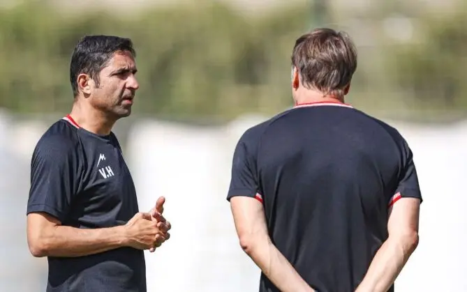 حضور چند بازیکن جوان در تمرین پرسپولیس