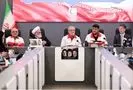 تصاویر: پزشکیان با لباس هلا‌ل‌احمر