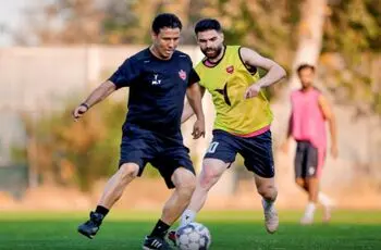 تمرینات اختصاصی تارتار با ستاره نیمکت‌نشین پرسپولیس
