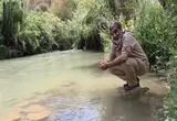 خط و نشان حسین یکتا برای اسرائیل با وضو در رودخانه لیتانی