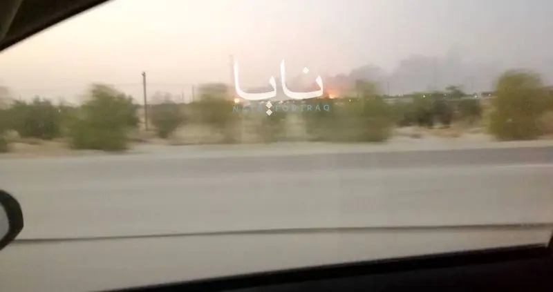 آتش‌سوزی در بقیق عربستان