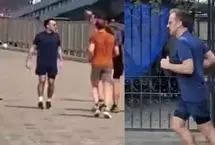 مکرون در خیابان‌های بمبئی دوید