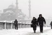 تصاویری چشم‌نواز از بارش برف در ترکیه