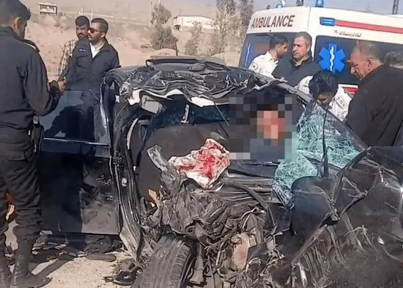 علت تصادف خودروی همسر «سقاب اصفهانی»به روایت پلیس راه