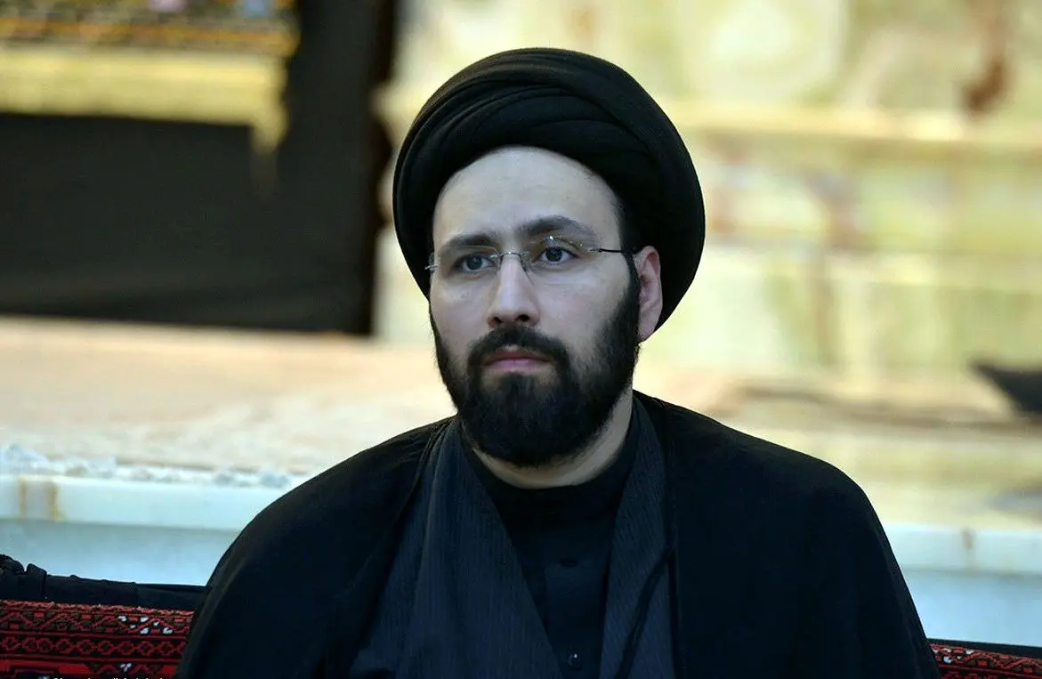 تصویر؛ دیدار سید علی خمینی با پدر دبیرکل حزب الله لبنان 