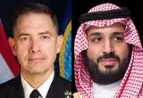 دیدار محمد بن سلمان با فرمانده سنتکام