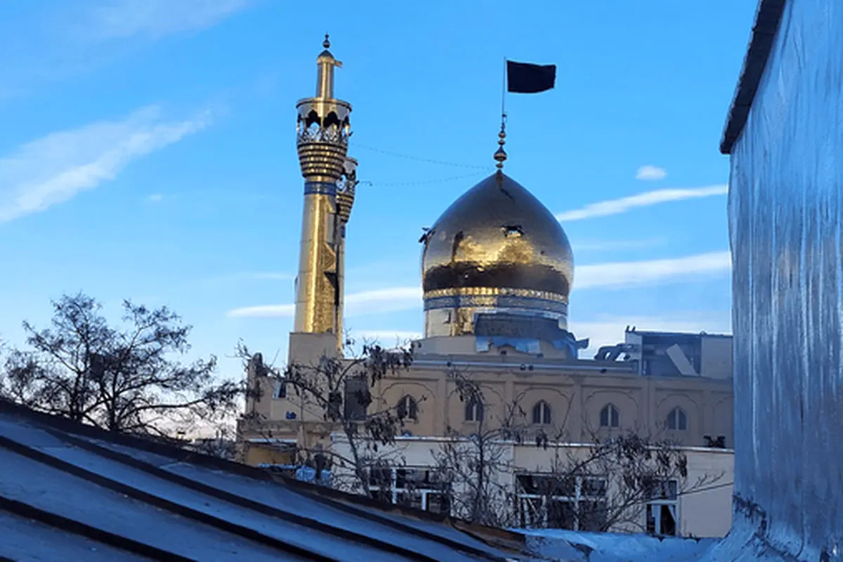 مزار شهید موسوی در حرم مطهر حضرت معصومه (س)