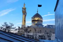 مزار شهید موسوی در حرم مطهر حضرت معصومه (س)