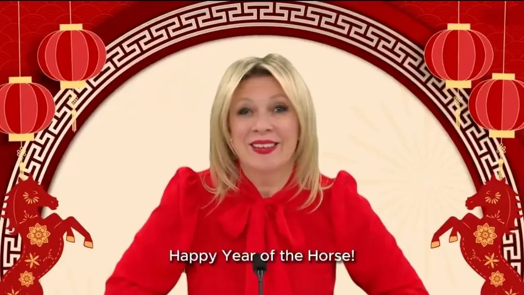 لحظه‌ای که سخنگوی وزارت خارجه روسیه چینی شد!