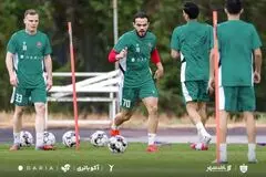 اورونوف با چهره‌های جدید در تمرین پرسپولیس!