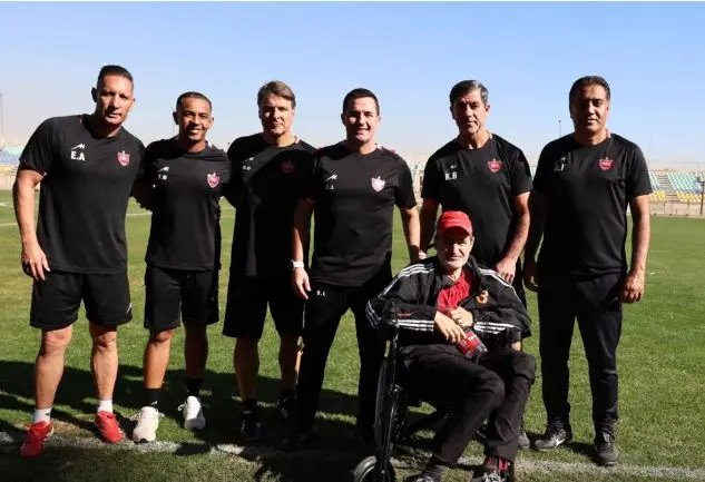 مهمان ویژه در تمرین پرسپولیس