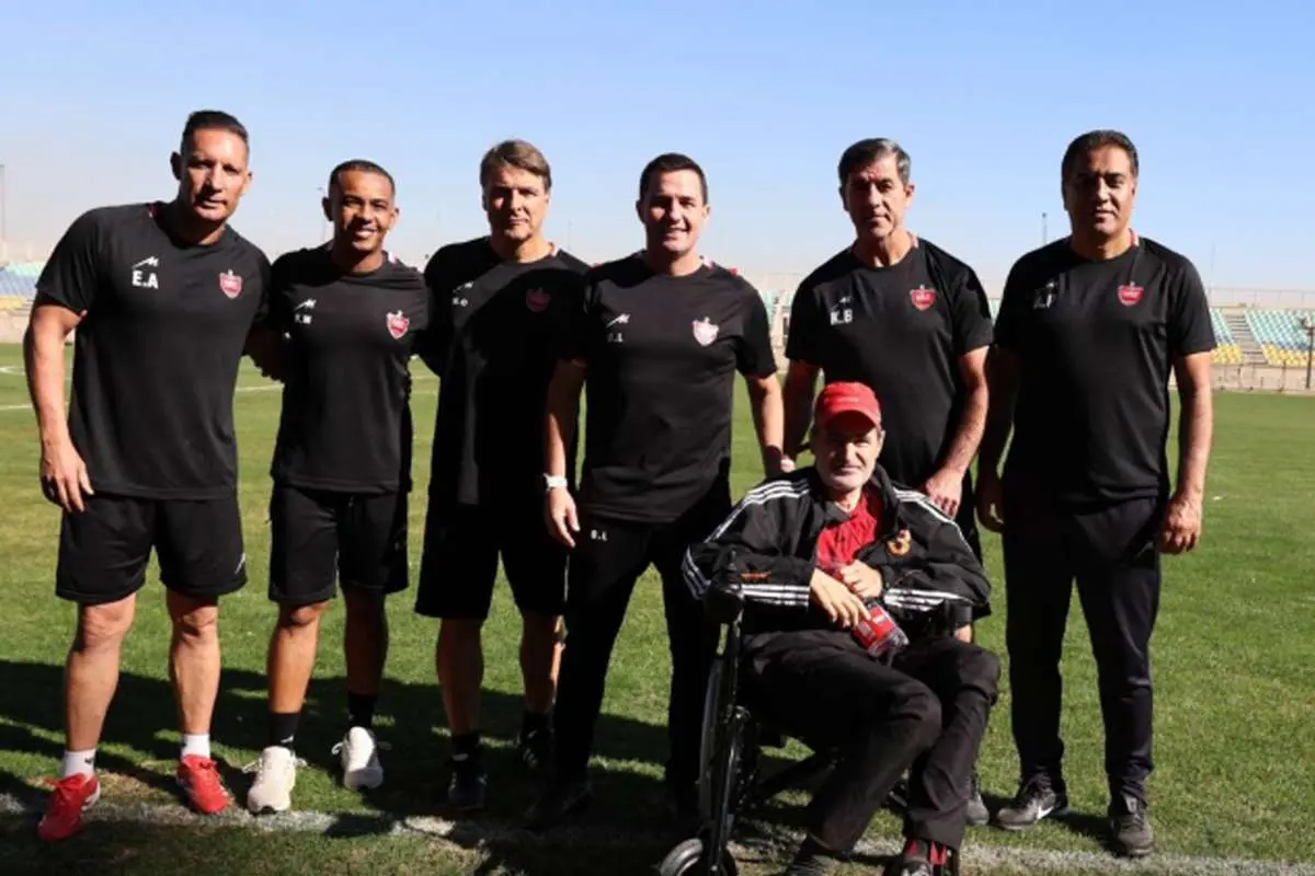 مهمان ویژه در تمرین پرسپولیس