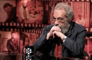 تصاویری از مسعود فراستی در تجمع میدان انقلاب 