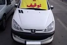 توقیف پژو ۲۰۶ با راننده ۱۳ ساله در نایین