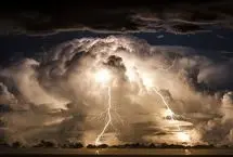 صاعقه در این شهر قربانی گرفت
