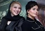 تیپ و استایل الناز شاکردوست و صدف اسپهبدی در اکران «گوزن‌های اتوبان»