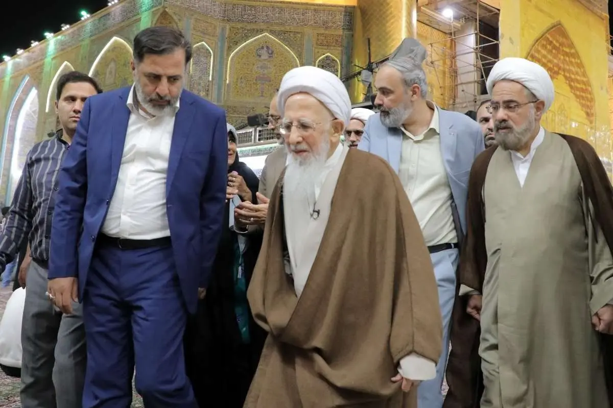 عکس؛ دیدار تاریخی آیتالله جوادی آملی با آیتالله سیستانی