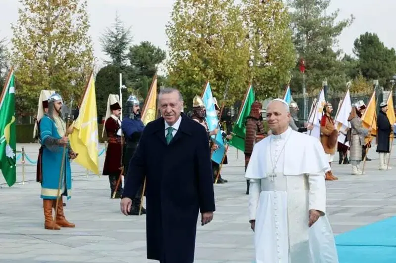 پاپ لئو چهاردهم و اردوغان