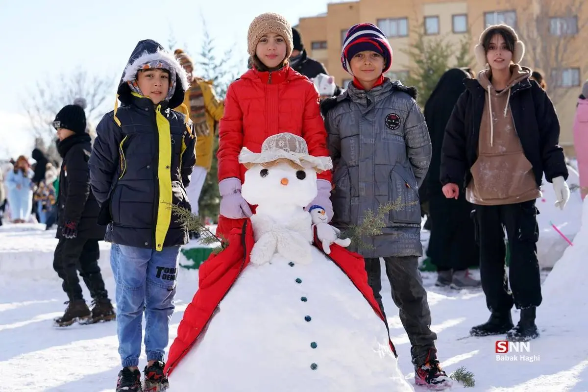 تصاویر؛ جشنواره آدم برفی در اردبیل 14