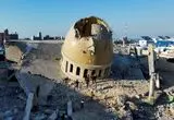 ببینید؛ لحظه وحشتناک بمباران مسجدی در غزه
