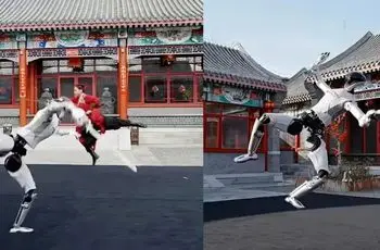 شمشیربازی شگفت‌آور یک ربات انسان نما