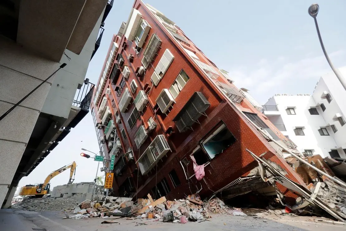 وقوع زلزله ۶.۱ ریشتری در تایوان