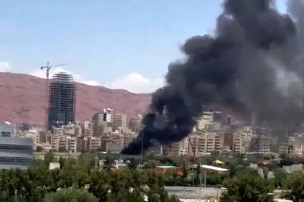 آتشسوزی گسترده در شهرک علمی تحقیقاتی اصفهان