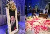 تصویری از مزار رهبر شهید در رواق دارالذکر