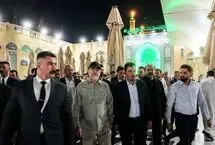 ویدئو؛ قالیباف در زیارت حرمین امام موسی‌بن‌جعفر (ع) و امام جواد (ع) 
