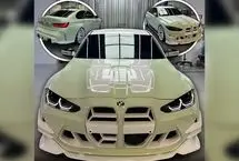 تصاویر؛ خاص‌ترین ب‌ ام‌ و M3 جهان با رنگ مینت‌گرین 