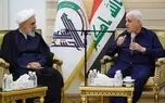دیدار هیئت اعزامی رهبر انقلاب با رئیس الحشد الشعبی