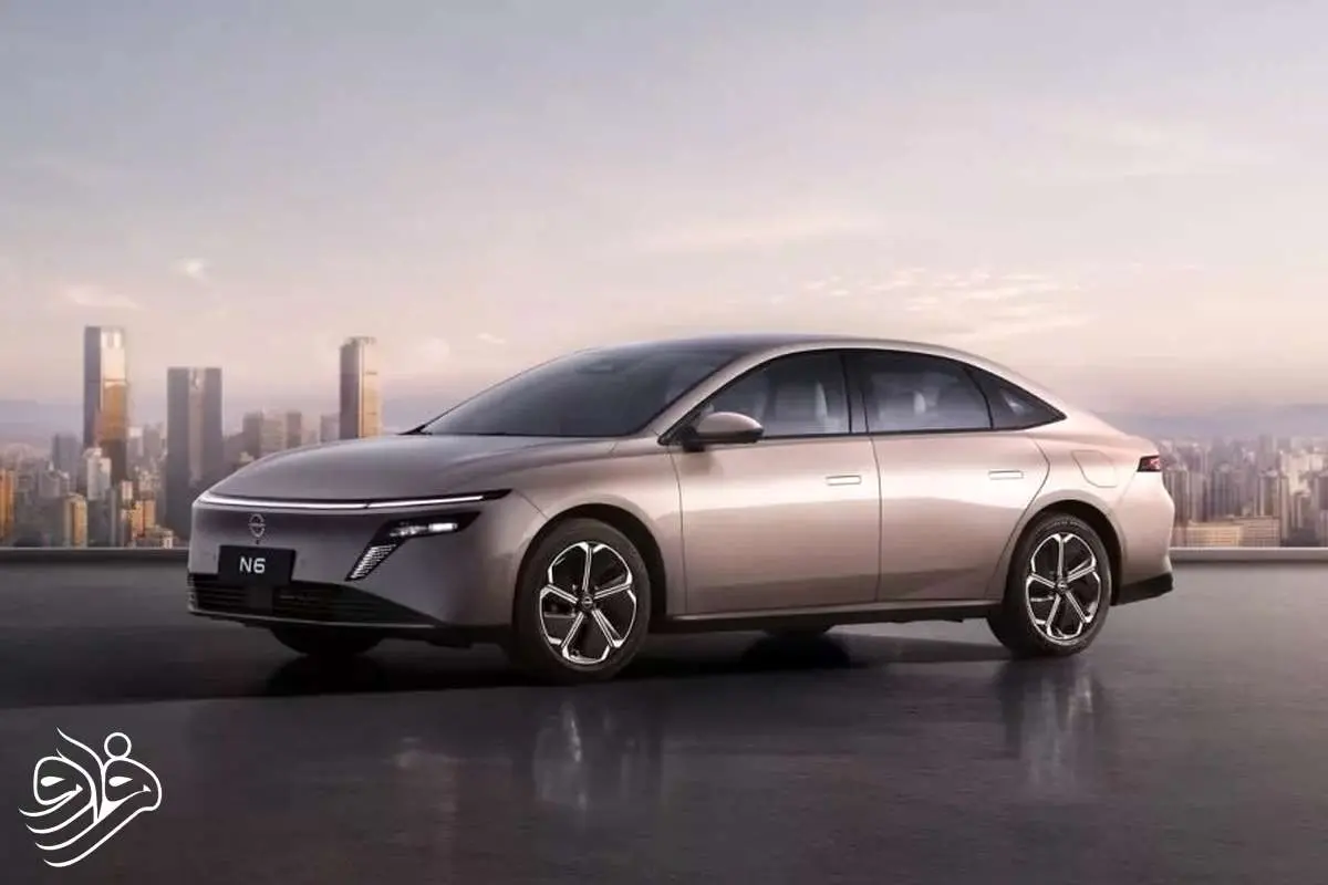 سدان هیبریدی نیسان N6 با برد برقی ۱۵۰ کیلومتر از راه رسید