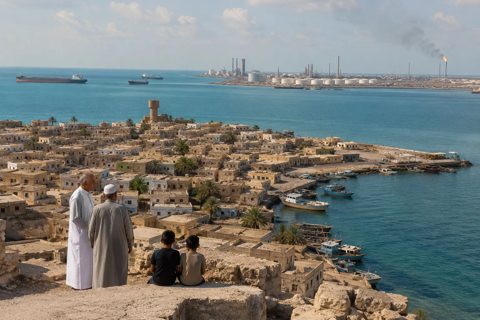 ماجرای انفجار و آتش‌سوزی در جزیره خارگ