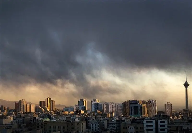 پیش‌بینی افزایش ابر، رگبار، رعد و برق و وزش باد شدید در تهران