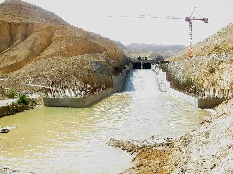 سد میمه ایلام سرریز شد