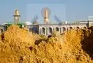 پدیدار شدن خاک صحرای کربلا در نزدیکی حرم امام حسین(ع) 

