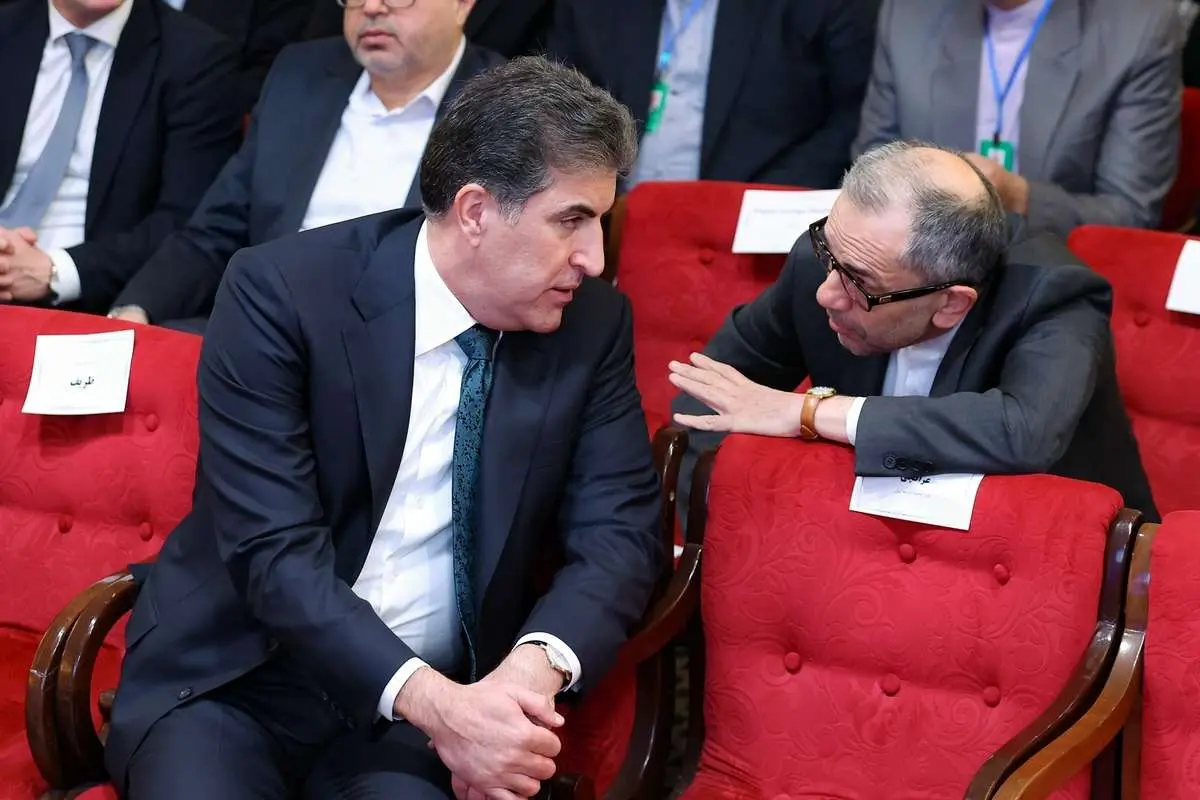 ببینید؛ بارزانی در مجمع گفتوگوی تهران، به فارسی سخنرانی کرد