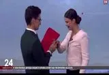 پیشنهاد ازدواج مجری تلویزیون در پخش زنده