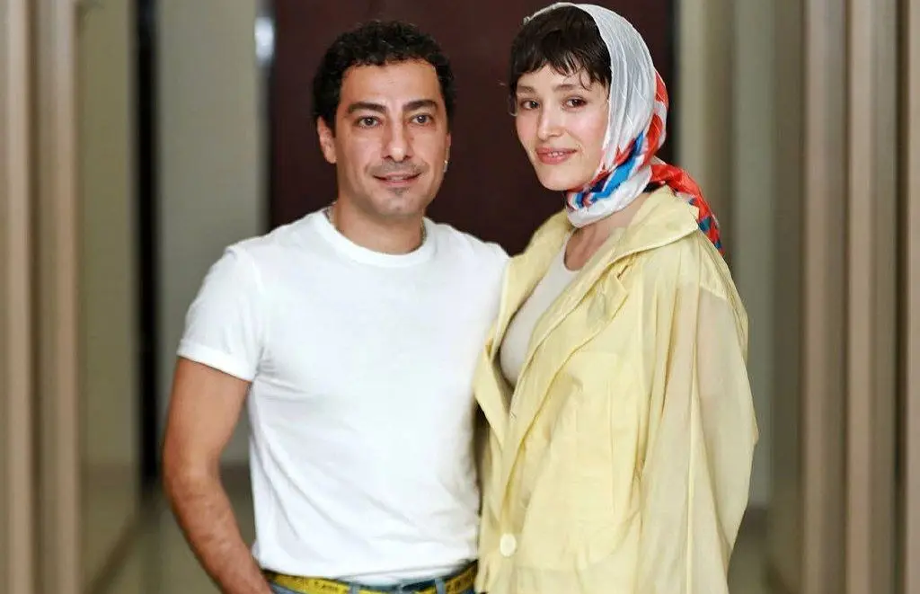 تیپ و استایل نوید محمدزاده و فرشته حسینی در اکران «بی‌سروصدا»