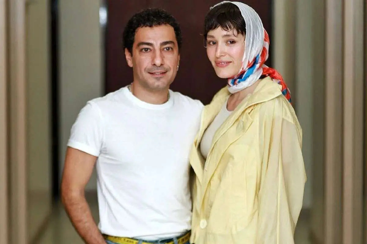تیپ و استایل نوید محمدزاده و فرشته حسینی در اکران «بی‌سروصدا»